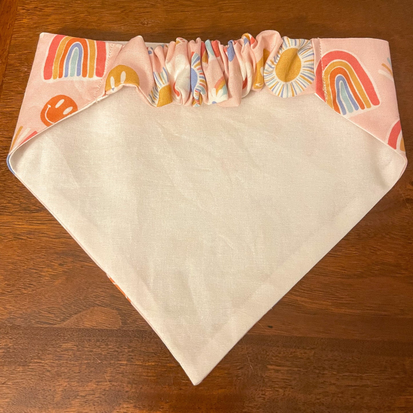 Rainbow and Smiley Scrunchie Bandana