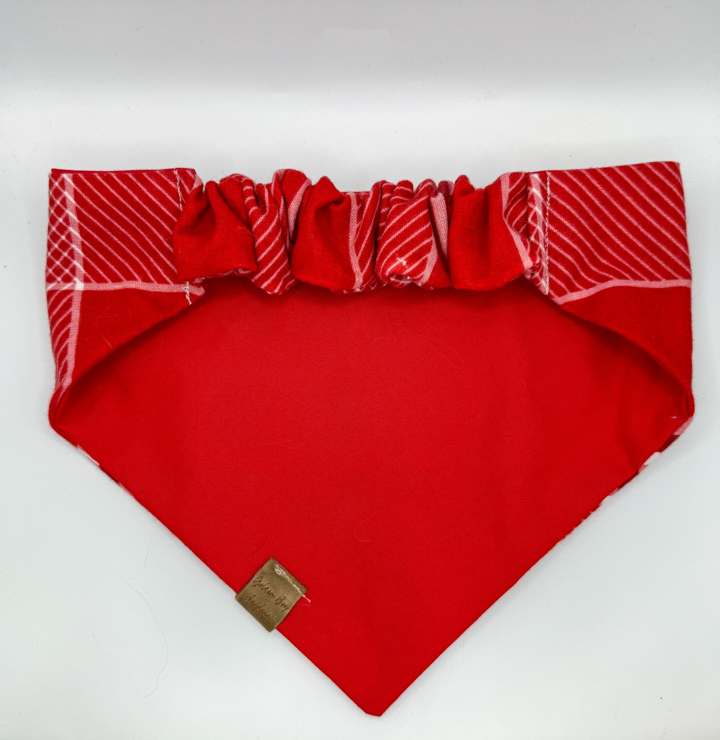 Valentines Flannel Scrunchie Bandana