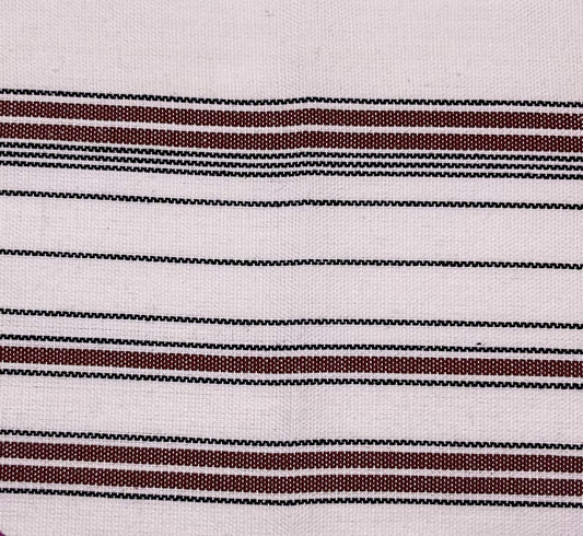 Brown and black stripes scrunchie bandana