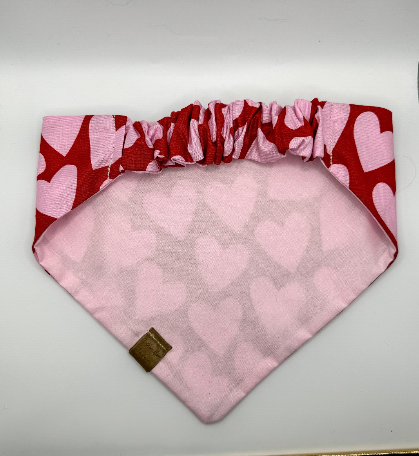 Valentines Hearts Scrunchie Bandana