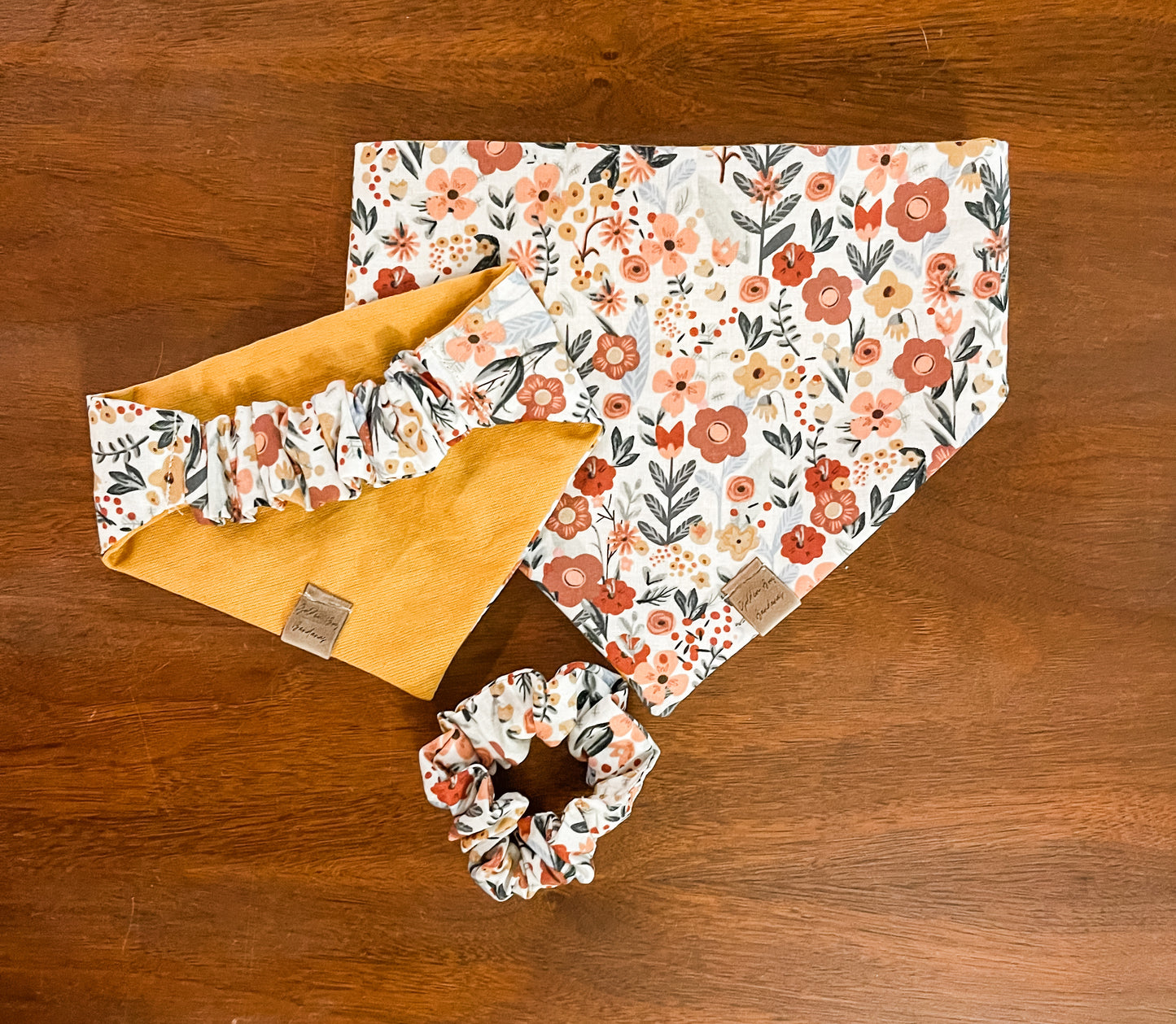 Floral 1 Scrunchie Bandana