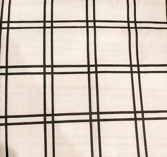 Checkered scrunchie bandana