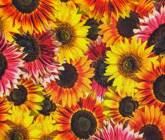 Fall Sunflower Scrunchie Bandana