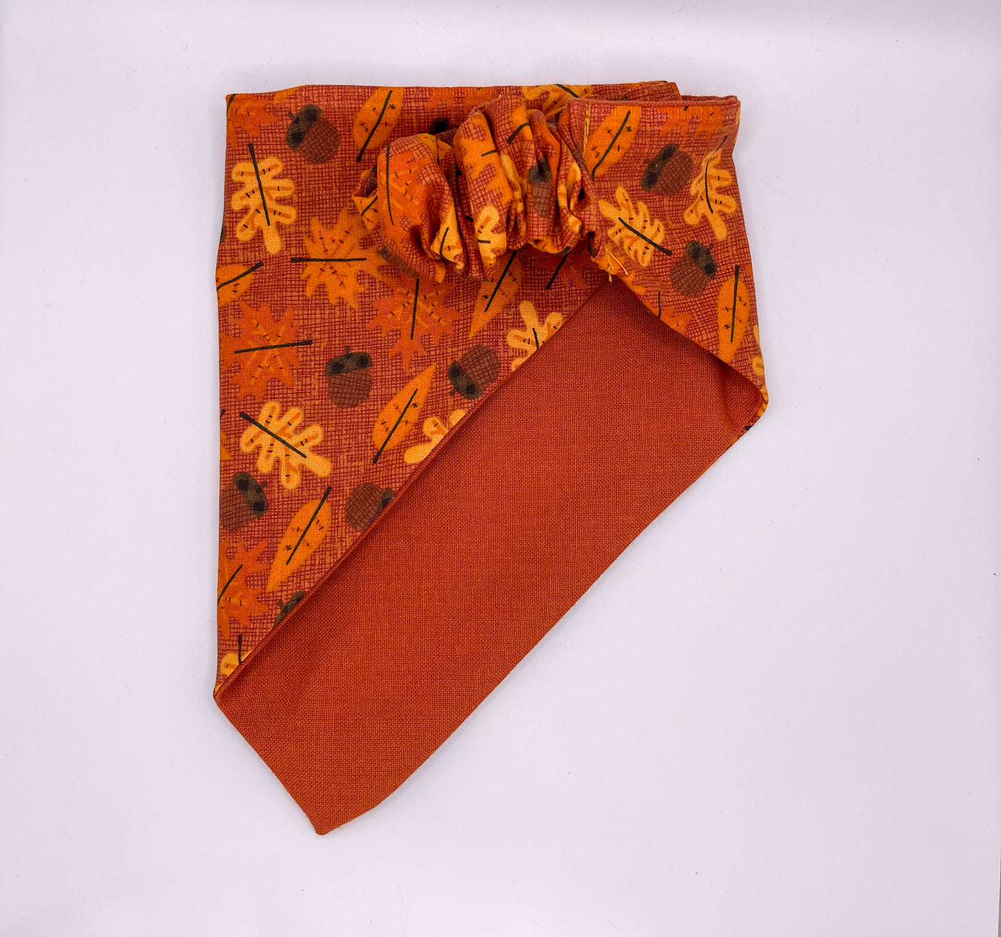 Acorn & Leaves Scrunchie Bandana